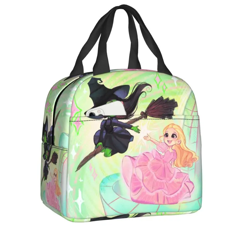 

Custom W-Wickeds Resuable Lunch Box Multifunction Musical Play Cooler Thermal Food Insulated Lunch Bag School Children Student