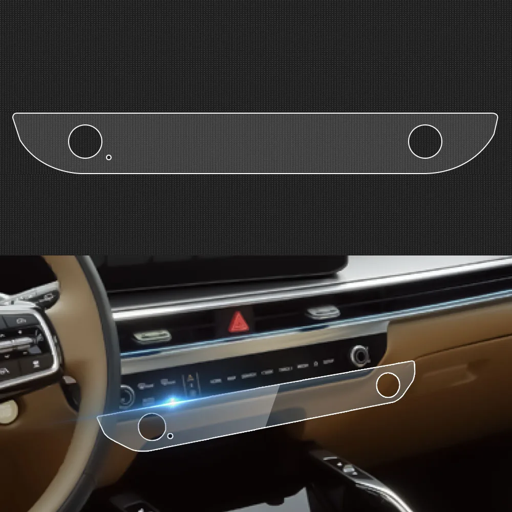 Car AC Air Conditioner Screen Protective Film LCD Screen TPU Protective Film Anti Scratch Refit for Kia Sorento X-Pro SX 2024+