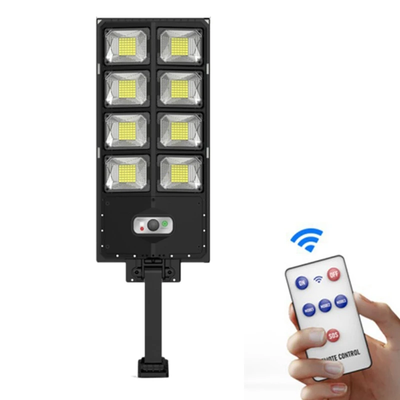 

Solar Street Light with Remote Control Outdoor Human Sensor Solar Light Waterproof Solar Flood Light-A21I