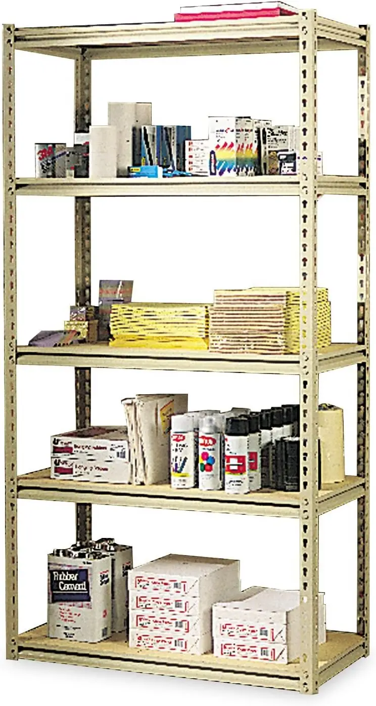 Lss361872 Stur-D-Stor Shelving, Five-Shelf, 36W X 18D X 72H, Sand