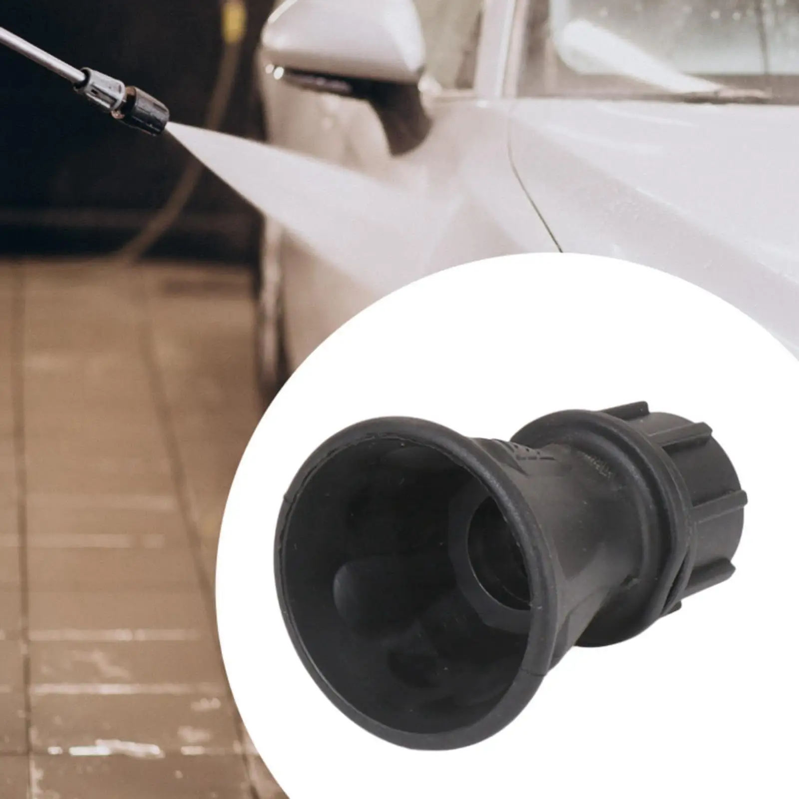 High Pressure Washer Tip Guard Rubber Nozzle Protector Easy Install Spare Part for Home Cleaning Pressure Washers