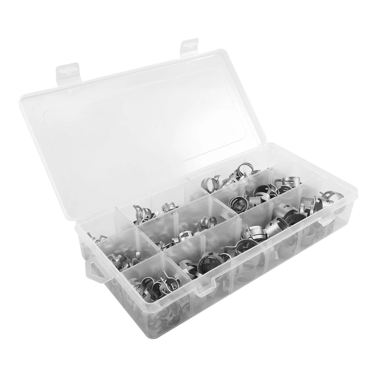 

ABNJ 160 Pcs Hose Clamp Assortment Diameter 6.5 - Diameter 18mm Screwdriver Hose Clamps