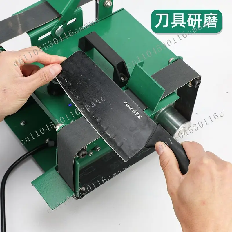Double Head Electric Belt Grinder Polishing Machine 1850 Watt Knife Sharpener Artifact Knife Sharpener Desktop Grinder