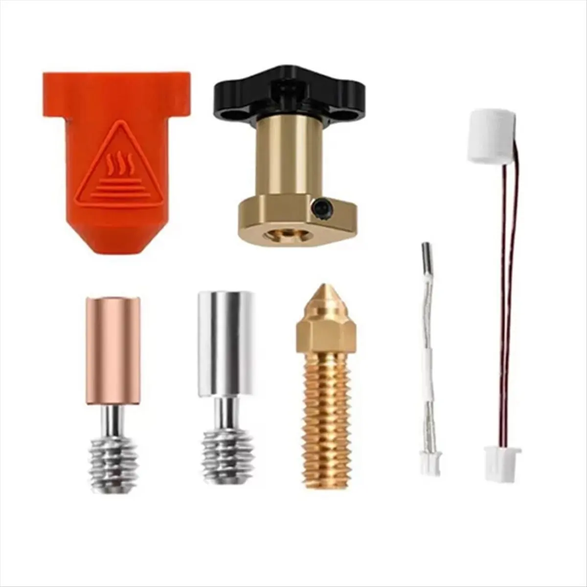 【Best Seller】For K1 / K1 Max Hotend Kit Ceramic Heating Block Nozzle 300°C Extruder High Speed for Hotend