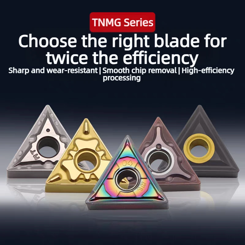 High Precision TNMG160404 160408 CNC Triangle Insert Lathe External Turning Tool for Stainless Steel Metal Thread