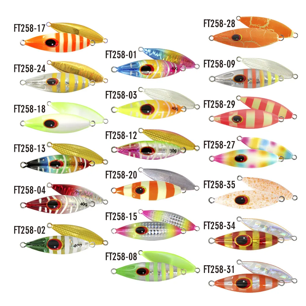 Cuchara Jigging FSTK – Spoon fundida 20-80g agua salada - imagen 5