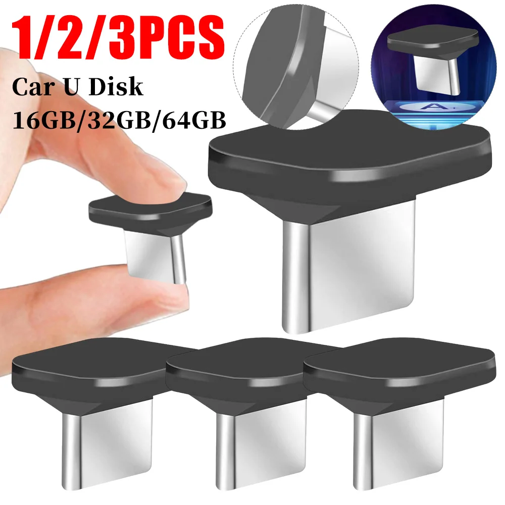 

Мини-флеш-накопитель для автомобиля 16 ГБ/32 ГБ/64 ГБ, стабильная и быстрая передача данных, водонепроницаемый IPX-7, для автомобиля, компьютера, телевизора