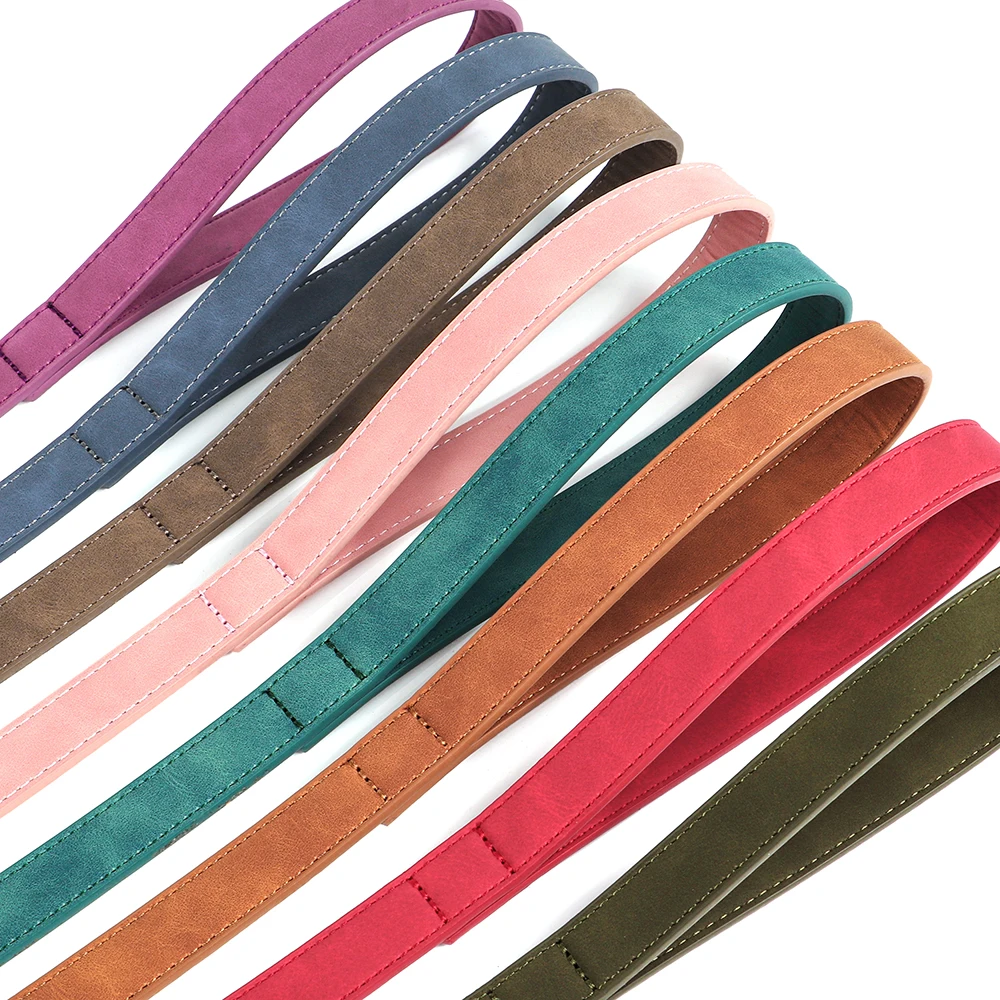 Personal isierte Hunde halsband Leine Set maßge schneiderte Hunde halsband Walking Blei Seil Leder Haustier Halsbänder für kleine mittelgroße Hunde Mops – Detail 31