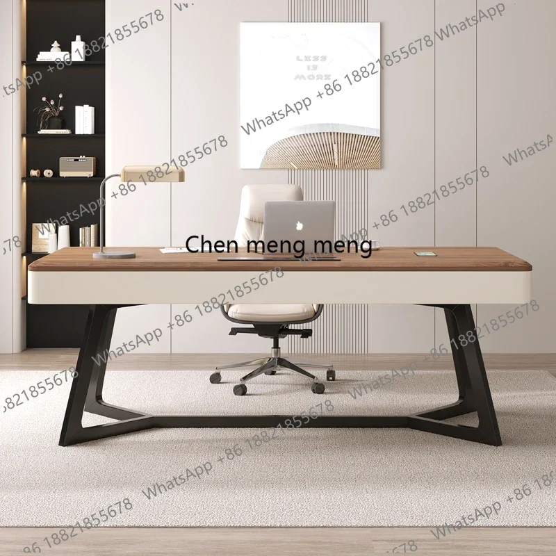 

Wooden Study Office Desk Gaming Standing Executive Conference Office Desk Reception Organizers Storage Tavolo Lounge Furniture