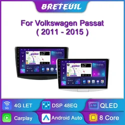 For Volkswagen Passat B7 B6 CC 2010 - 2015 Android Car Radio Multimedia Player Navigation GPS Carplay Touch Screen Auto Stereo
