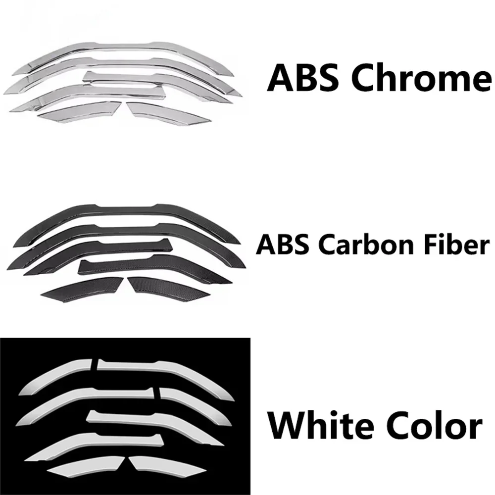 Fender Flares Wheel Arch Strip Trim Fit for Toyota Land Cruiser Prado LC250 2024 2025 ABS Wheel Eyebrow Cover Protector