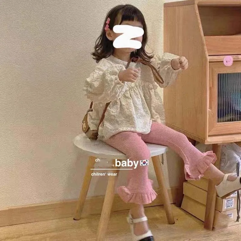 Spring Autumn 2 Pcs Children\'s Sets Children\'s Clothing Girls\' Shirt 2023Children\'s Shirt Pants Girl Baby Long Sleeve Top