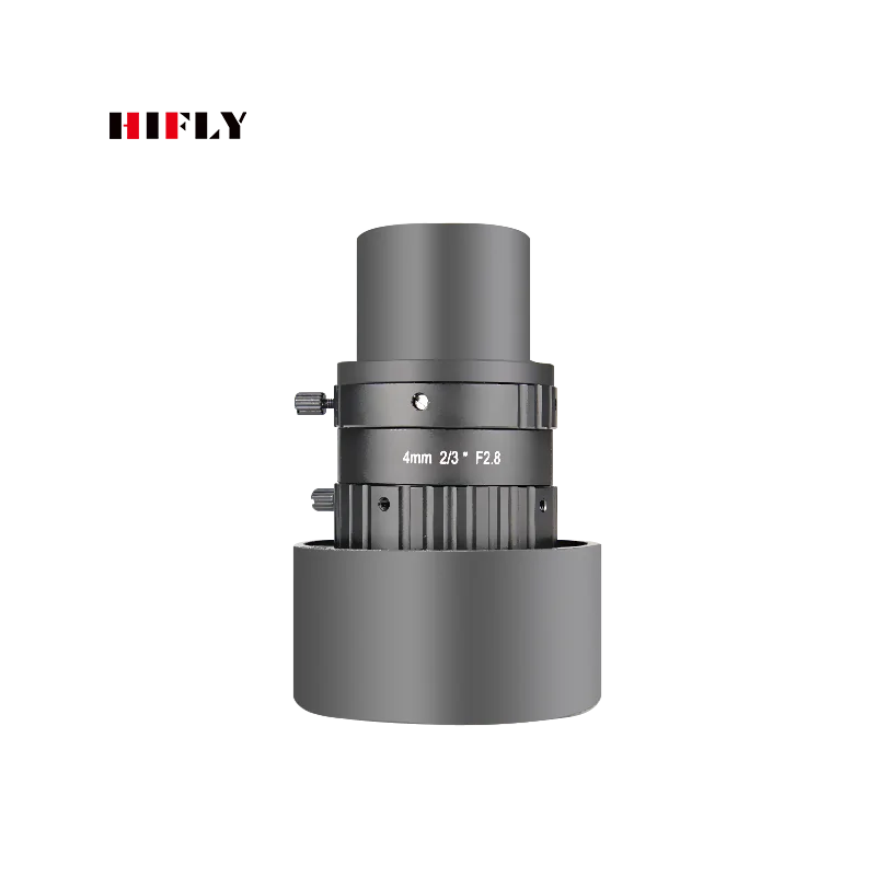 HIFLY 4mm 5MP 2/3 "C Mount دليل القزحية Fa العدسات آلة رؤية عدسة الكاميرا الصناعية