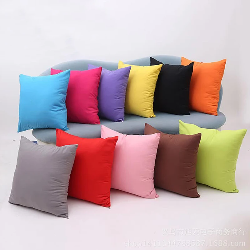 

Decorative Soft Cushion Cover 45x45 Throw Pillow Covers Solid Thick Comfy Cushion Cases for Couch Bed and Living Room Decoration