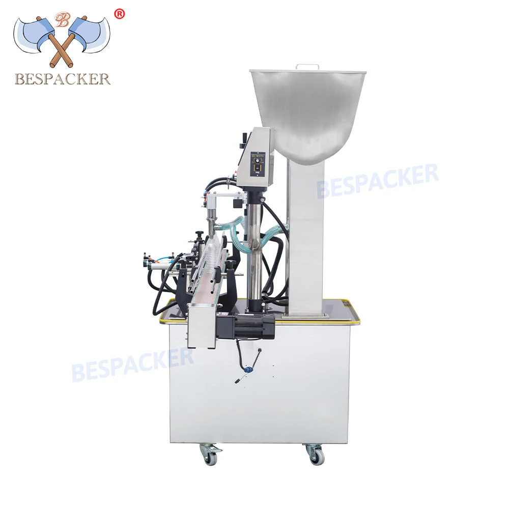 Bespacker GT2T Fully Automatic 2 Nozzle Liquid Paste Edible Oil Juice Drink Honey Water Bottle Filling Machine