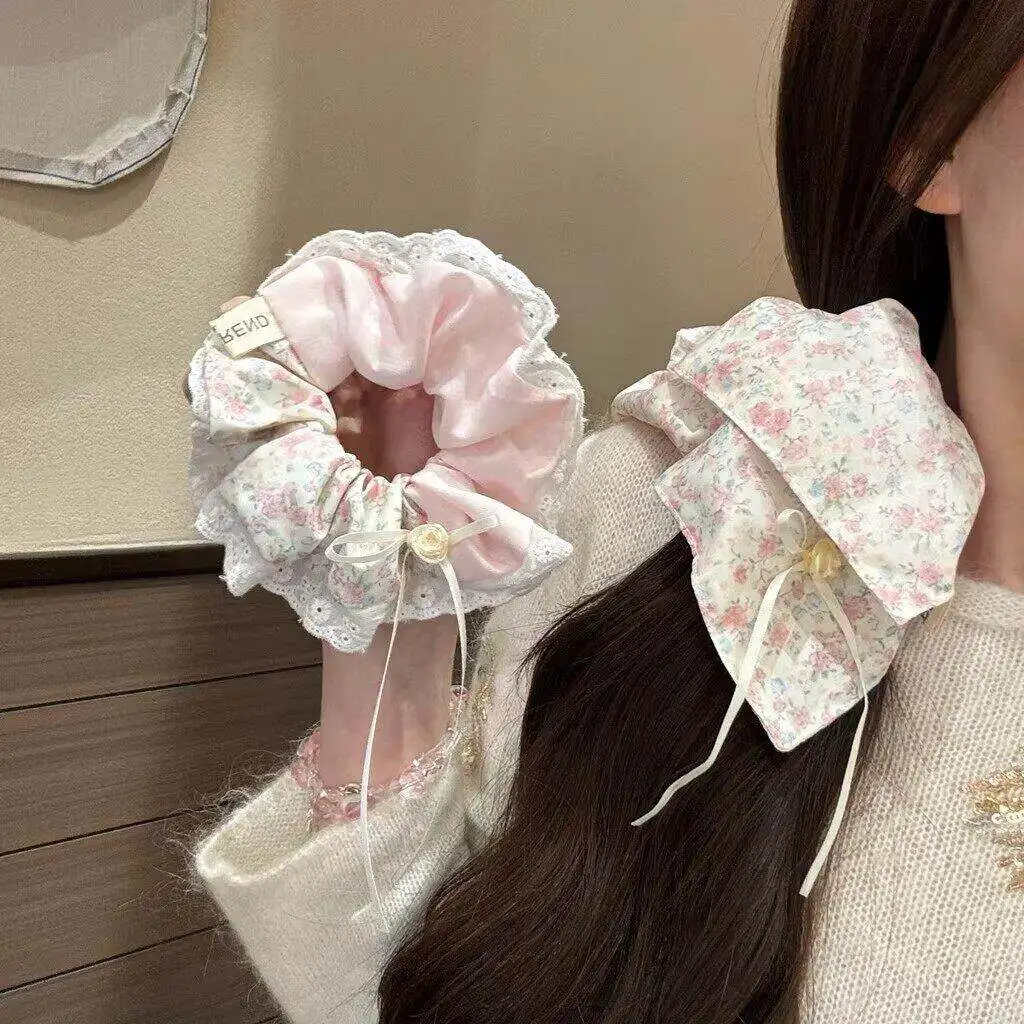 elegant-double-band-hair-ties-floral-knot-versatile-summer-pink-rose-sakura-knot-hair-accessories-f