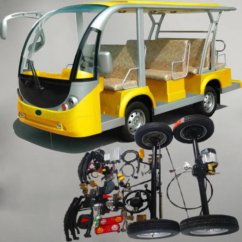 Electric vehicle assembly, sightseeing car vehicle accessories, new energy transportation, car modification, RV Street View view 5