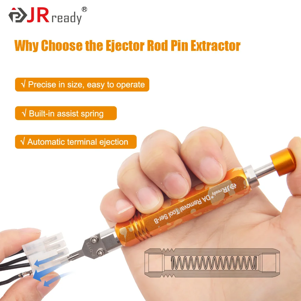 JRready Ejector Rod Pin Extractor,Mini-Fit Jr Extraction Tool for Molex MX3.0 Male/Female&Computer Repairs&Mini-Fit Jr.TM Series