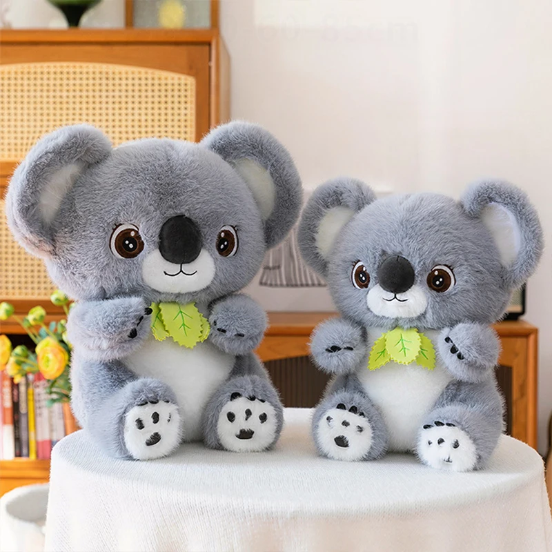 

Kawaii Stuffed Panda Koala Raccoon Plush Toy Cute Cuddly Doll for Kids Birthday Xmas Gift Soft Animal Toys for Children