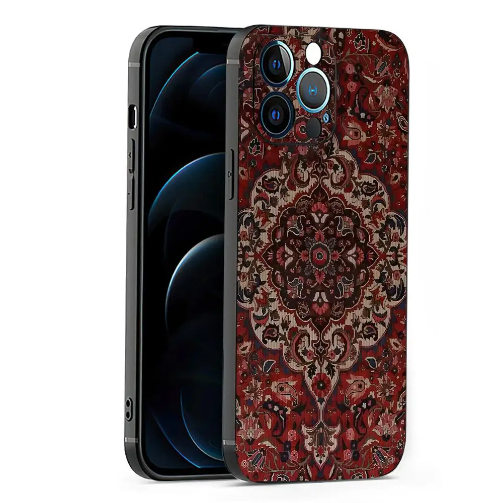 

Persian pattern Phone Case For iphone 15 Pro Max Case For iPhone 14 11 12 13 Mini 15 Pro 14Plus XS 7 8 SE2 Case Soft Cover