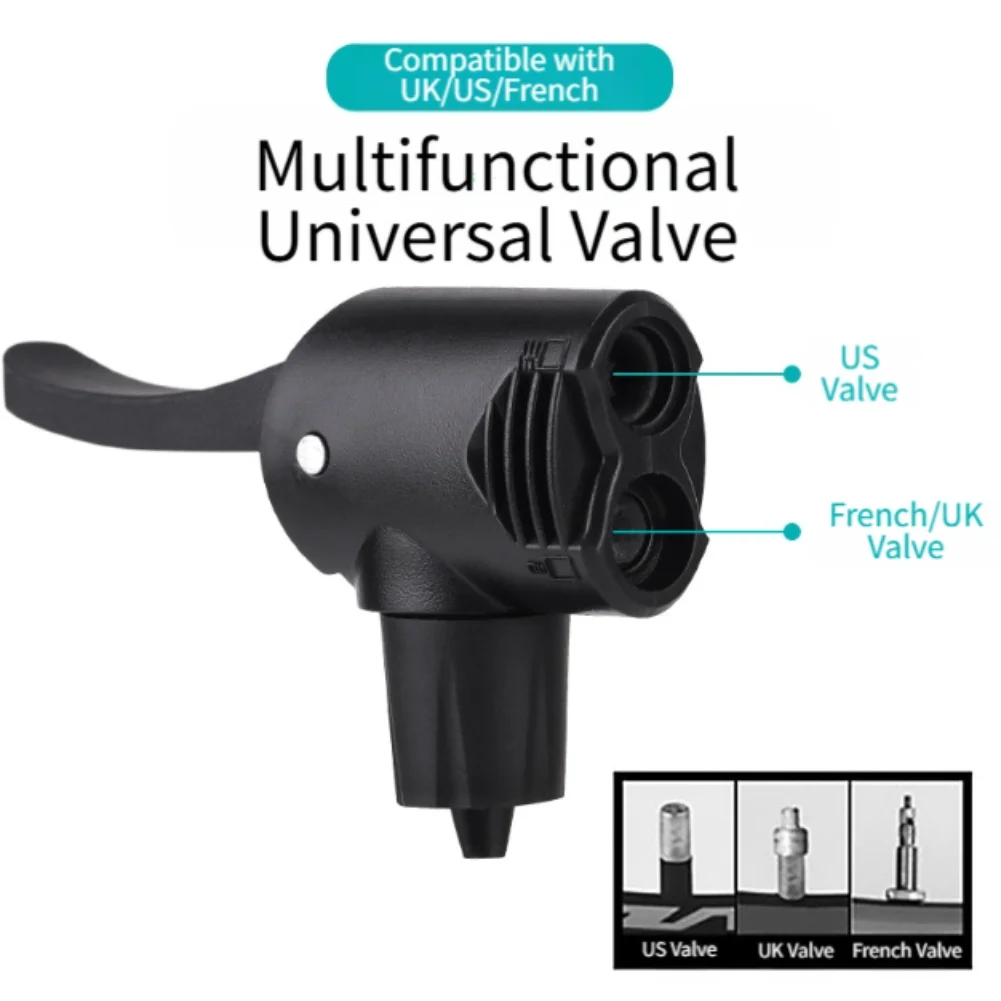 Outdoor Cycling Bicycle Pump Adapter Bicycle Pump Tire Valve Adapter User-friendly Design Lightweight And Portable