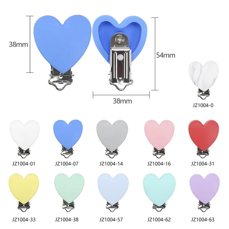 TYRY.HU 3 قطعة مشابك مصاصة مستديرة اكسسوارات لتقوم بها بنفسك الطفل الدمية سلسلة الحلمة حامل مهديء التمريض لعبة التسنين مشبك من السيليكون #2