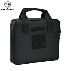Tactical Hand Gun Case Pistol Case Soft Elastic Loops Dual Padded Loop Panel Pistol Bags Gun Carrying Storage Bag Hunting Bag