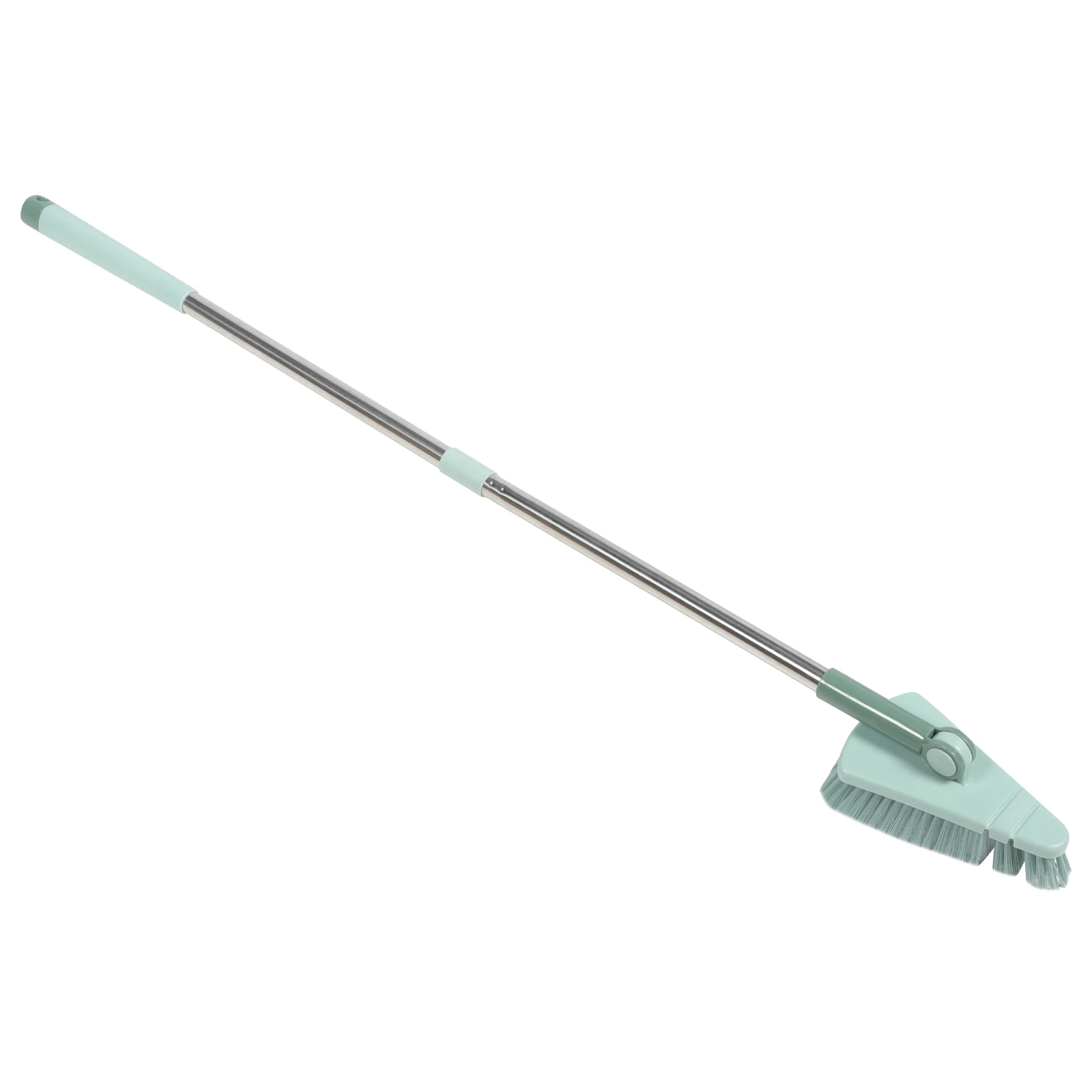 

Pool Cleaning Brush Triangle Floor Brush for Swimming Pool Bathroom with Long Handle Hard Bristles Stainless Steel Triangular