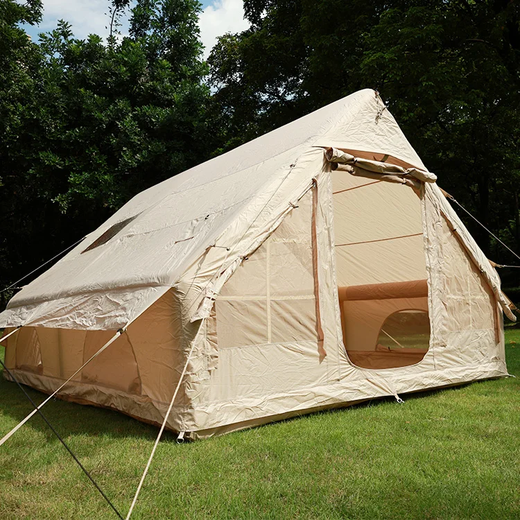 Hot Selling Outdoor Camping Accessories Tenda Nature-hike Inflatable One Bedroom PVC Tent Quick Automatic Opening for