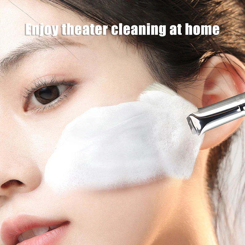 Sikat Pembersih Wajah Sikat Cuci Pijat Wajah Rambut Lembut Sikat Masker Wajah Alat Perawatan Kulit Portabel