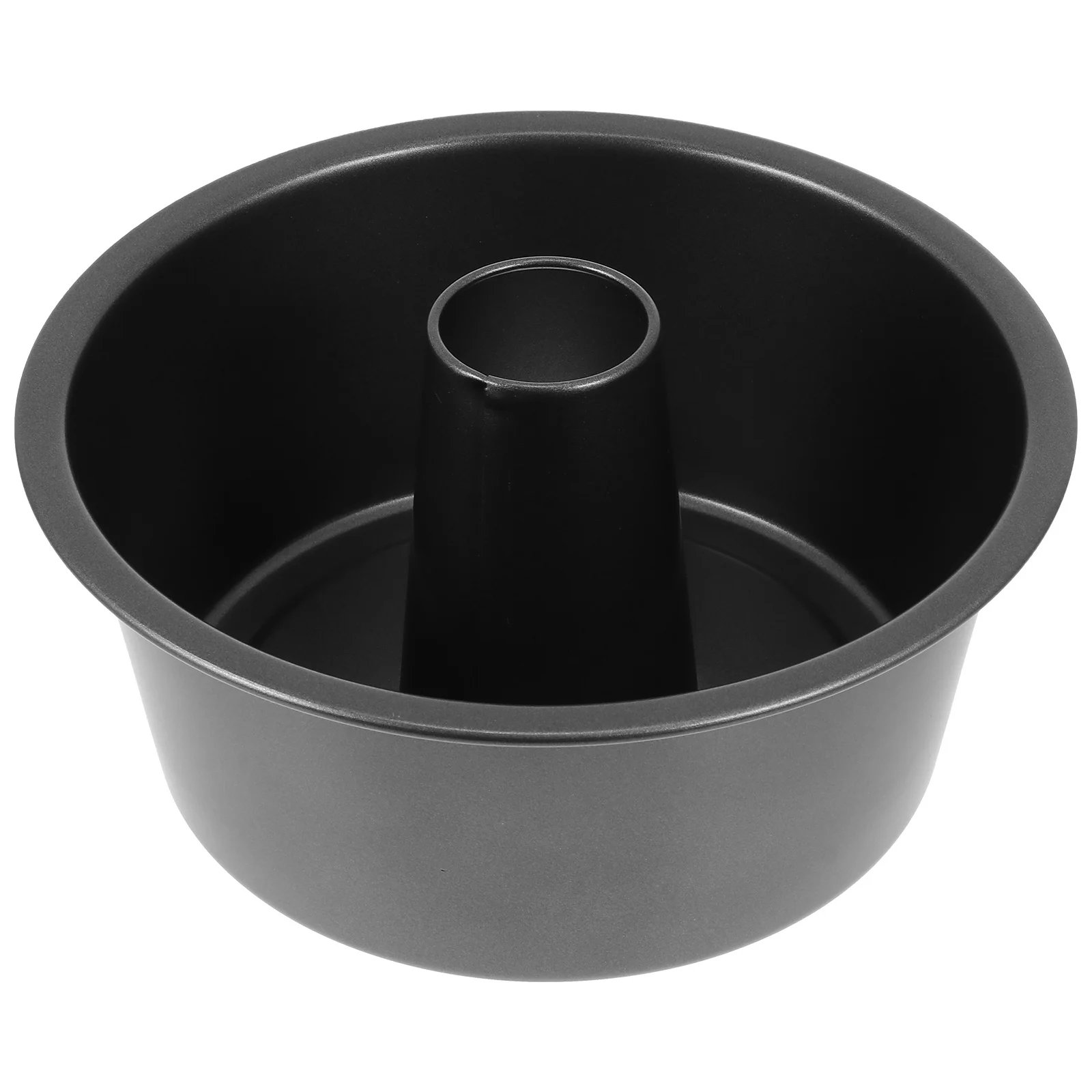 

1Pcs Round Hollow Carbon Steel Cake Mold Non-Stick Baking Pan Practical Bread Pie Mold Pie Pan Fudge Molds