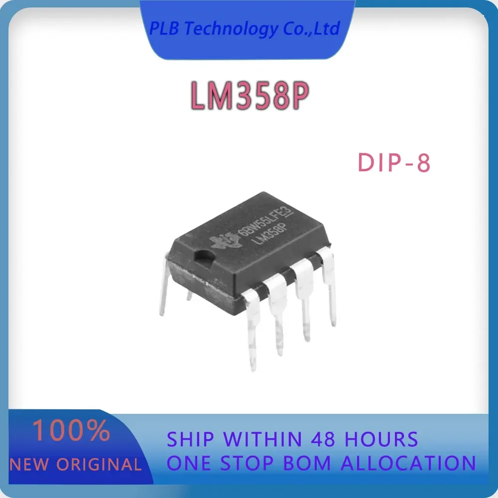 Original LM358 Integrated circuit LM358P DIP-8 Amplifiers IC chip New General-purpose op amps Electronic Stock