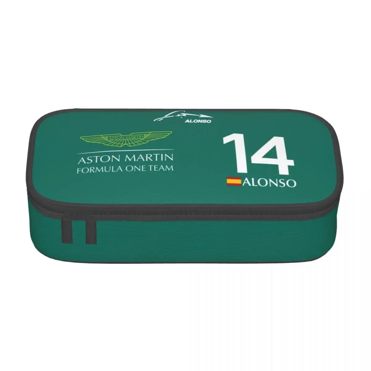Custom Kawaii Fernandos Alonsos 14 Aston Martins Pencil Cases for Girls Boys Big Capacity Pencil Pouch Stationery