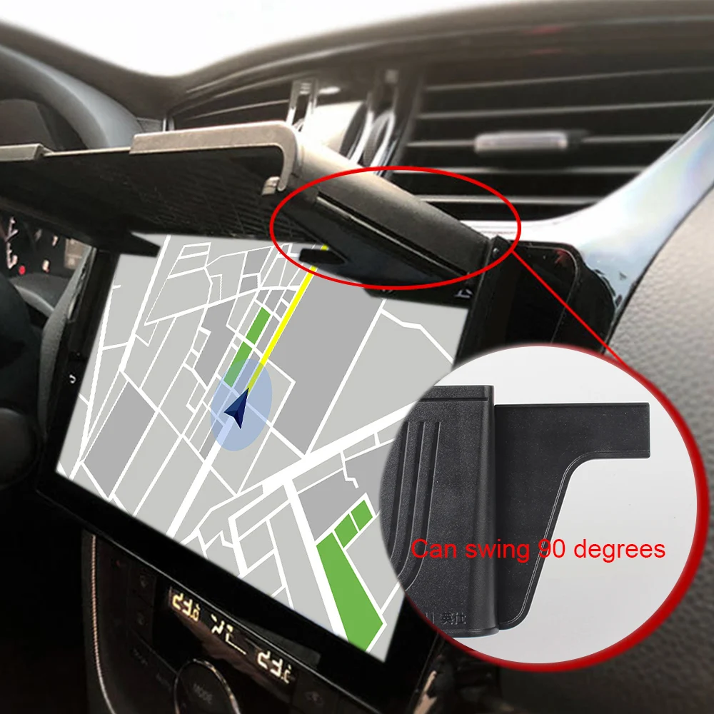 العالمي لسيارة RV شاحنة مقطورة 7-12 بوصة الملحقات الداخلية لتحديد المواقع والملاحة الشمس الظل شاشة عرض قناع المضادة للوهج درع