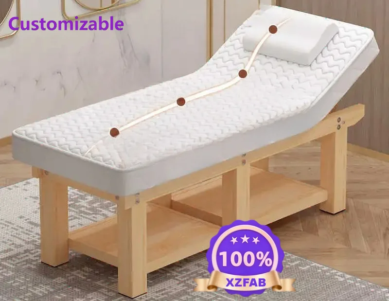 Factory Direct 2026 Latex beauty bed Solid wood massage bedTraditional Chinese medicine physiotherapy bedSpecial multi-functiona