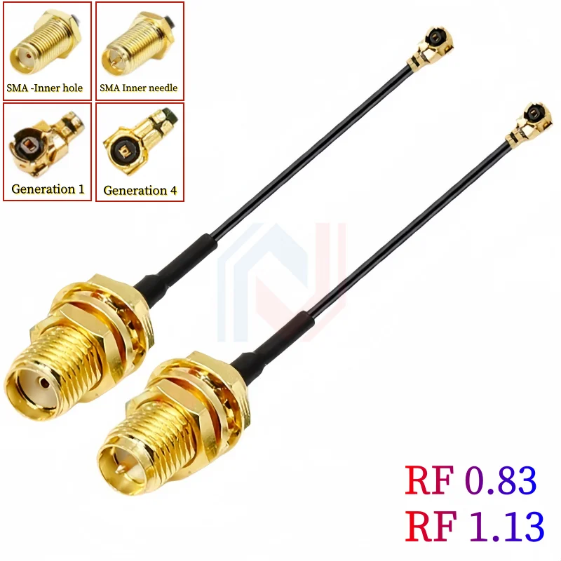 PX to SMA Connector Cable SMA Male to uFL/u.FL/PX to SMA Female RF1.13 RF Coaxial WIFI Antenna Pigtail Extension Cable