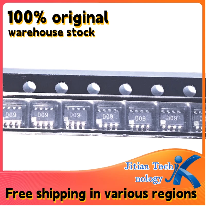 10PCS 100% brand new AD5160BRJZ10-RL7 SOT23-8 logo D09 High-Quality Electronic Component