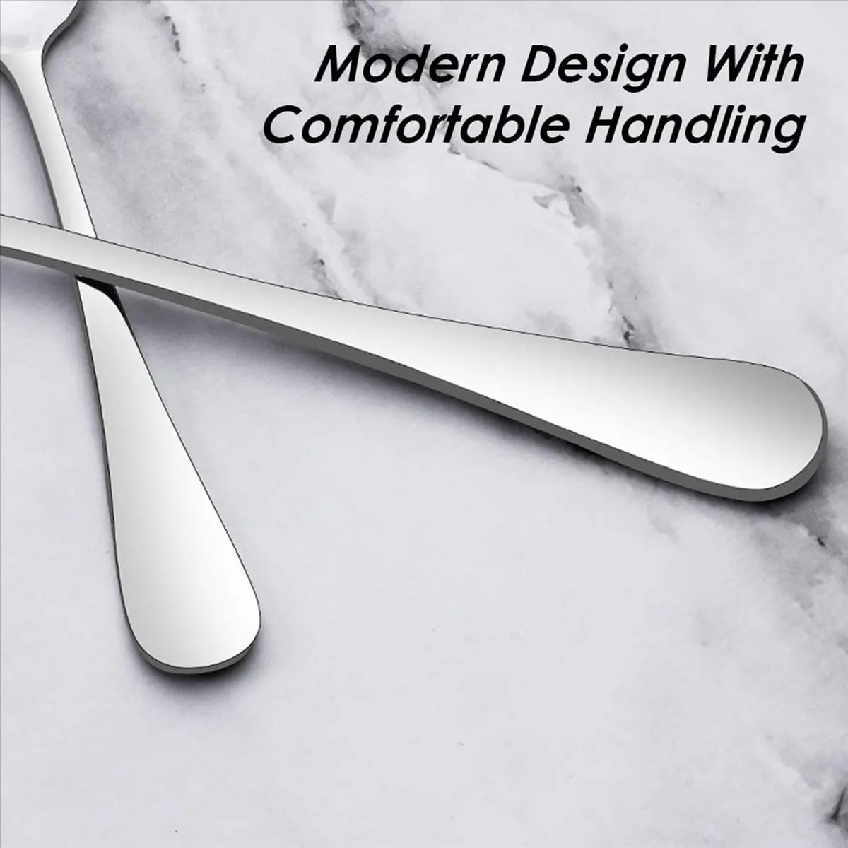 [Value Pack]Set of 12, Stainless Steel Dinner Forks and Spoons, Find Top Heavy-Duty Forks (8 Inch) and Spoons (7 Inch) Cutlery S