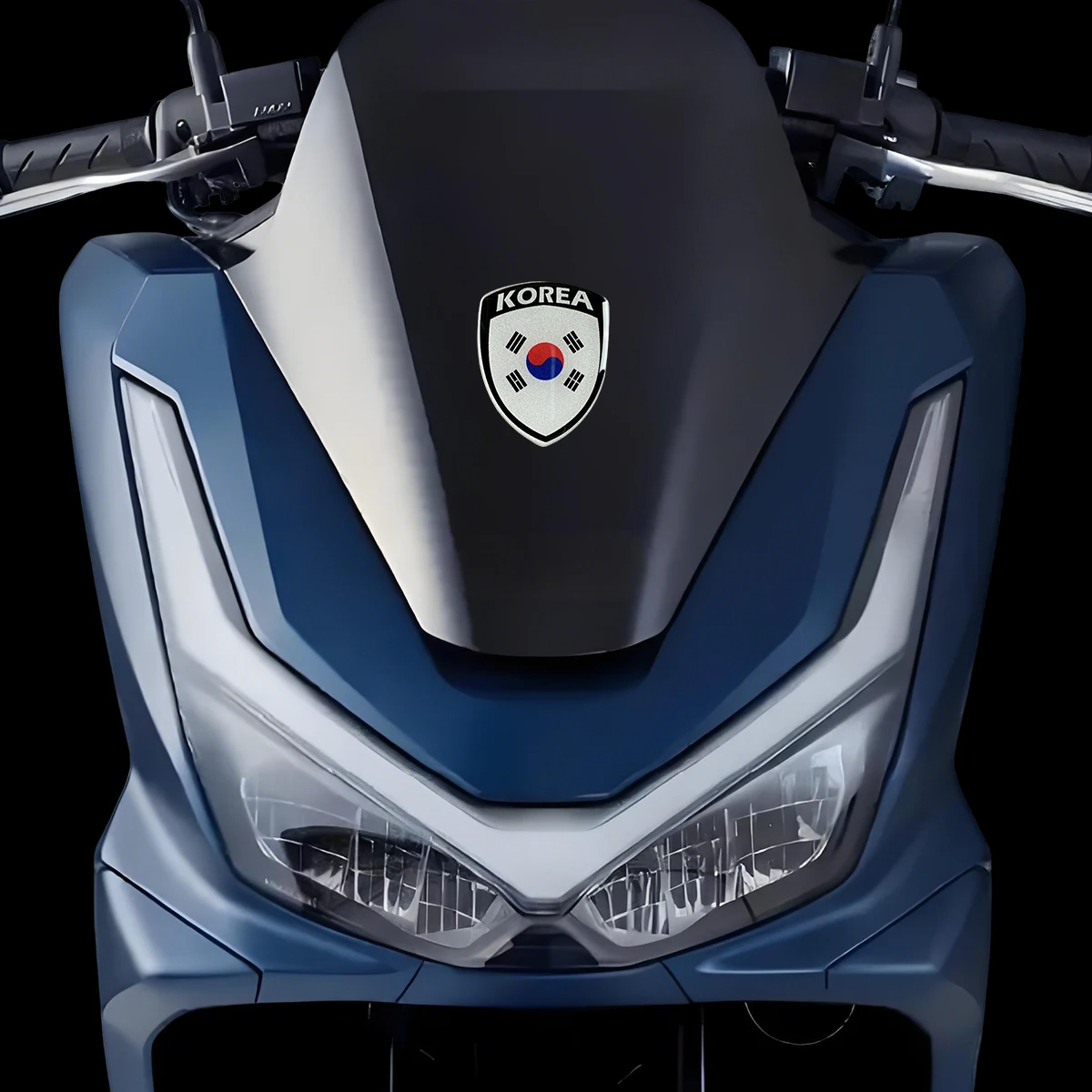 South Korea Flag National Epoxy Resin Sticker Car Exterior Accessories Badge Emblem Decal Motorcycle Helmet Fuel Tank Stickers