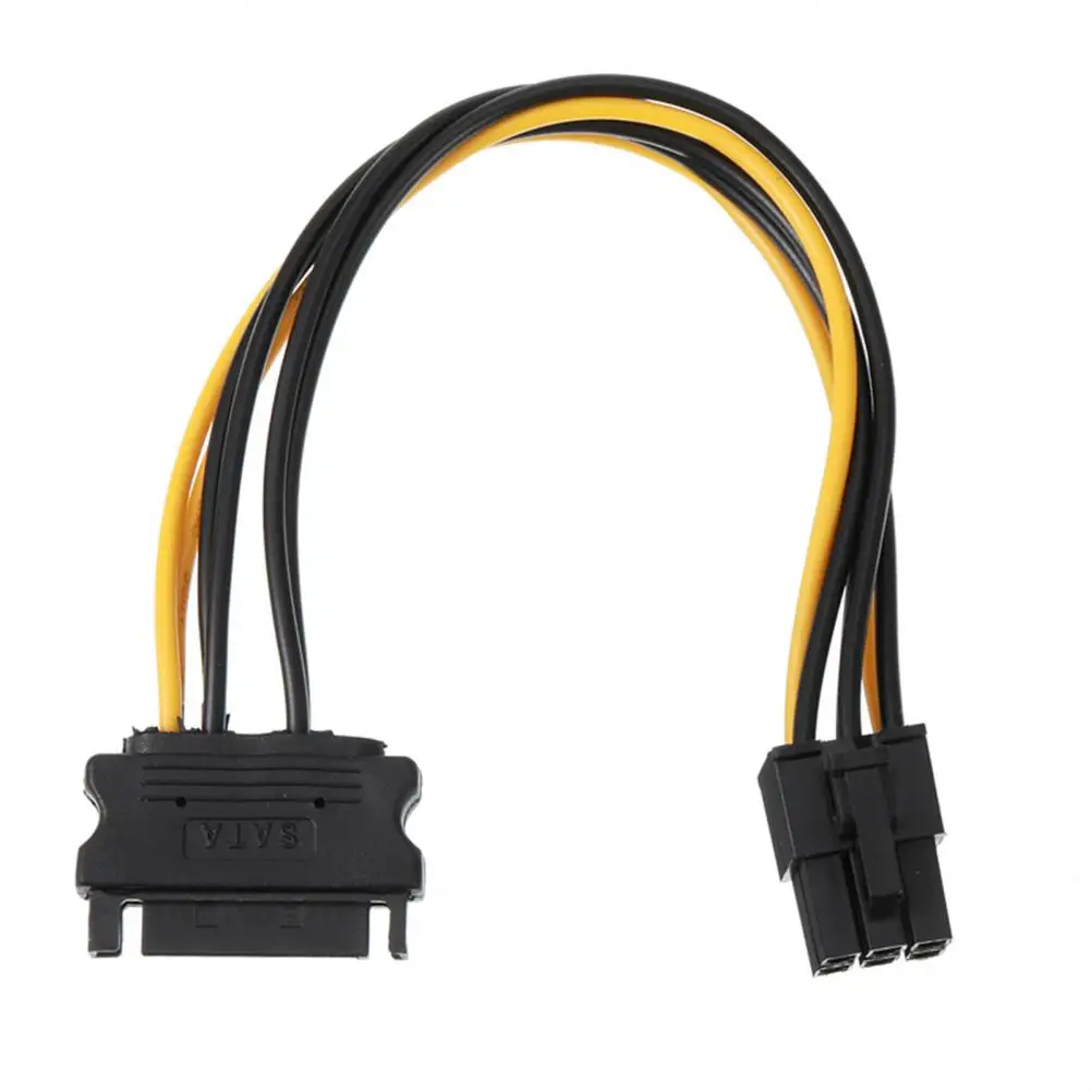 Вертикальный комплект для майнинга Pci-e Удлинительный кабель-адаптер видеокарты с 6-контактным кабелем Sata Удлинительный кабель от 1x до 16x для USB