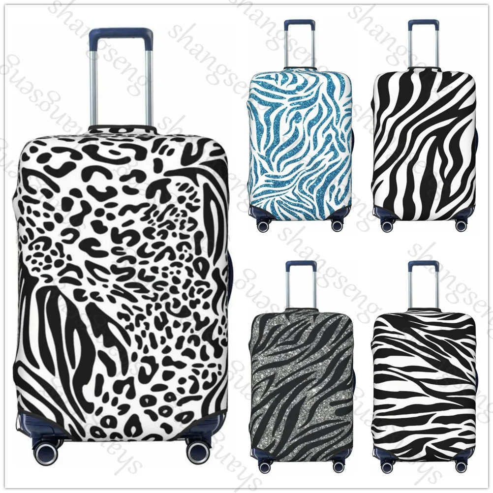 Zebra Pattern Thicken Luggage Cover Elasticity Trolley dust cover Suitcase Protection Cover Suitcase Case