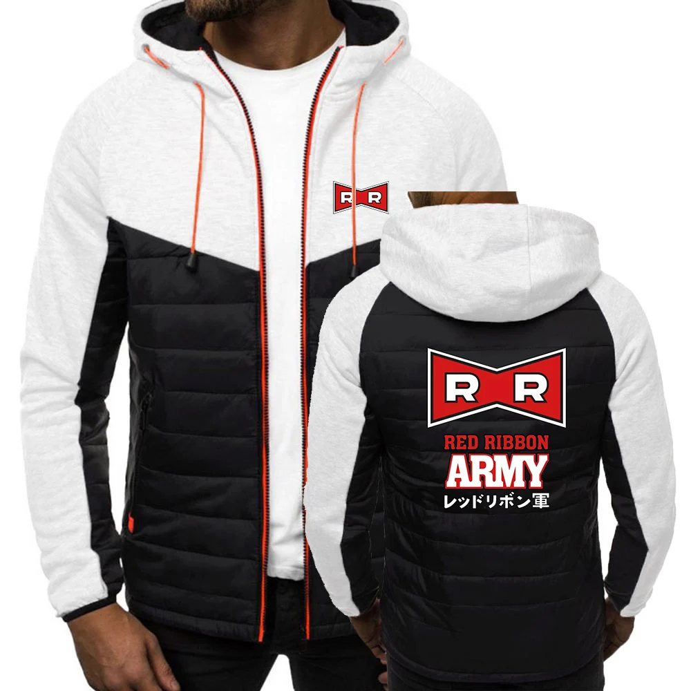 Red Ribbon Army Logo Print 2026 Anti-collision Shirt Designer Hoodies Spring And Autumn Men's Constant Temperature Comfort Coat