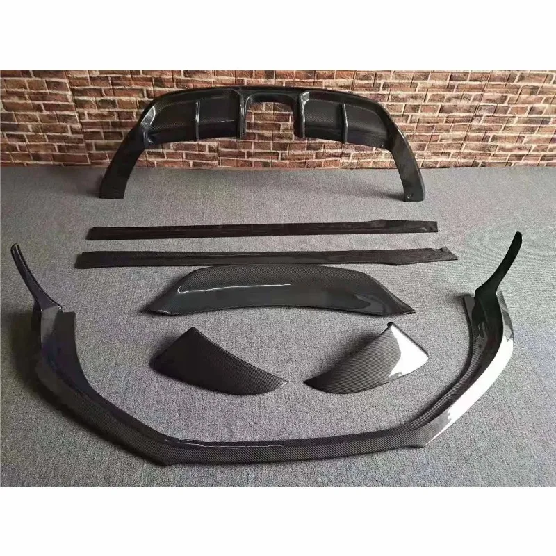 

Top Quality Carbon Fiber Front Lip Side Skirt Rear Diffuser Spoier for porsche Cayman 718