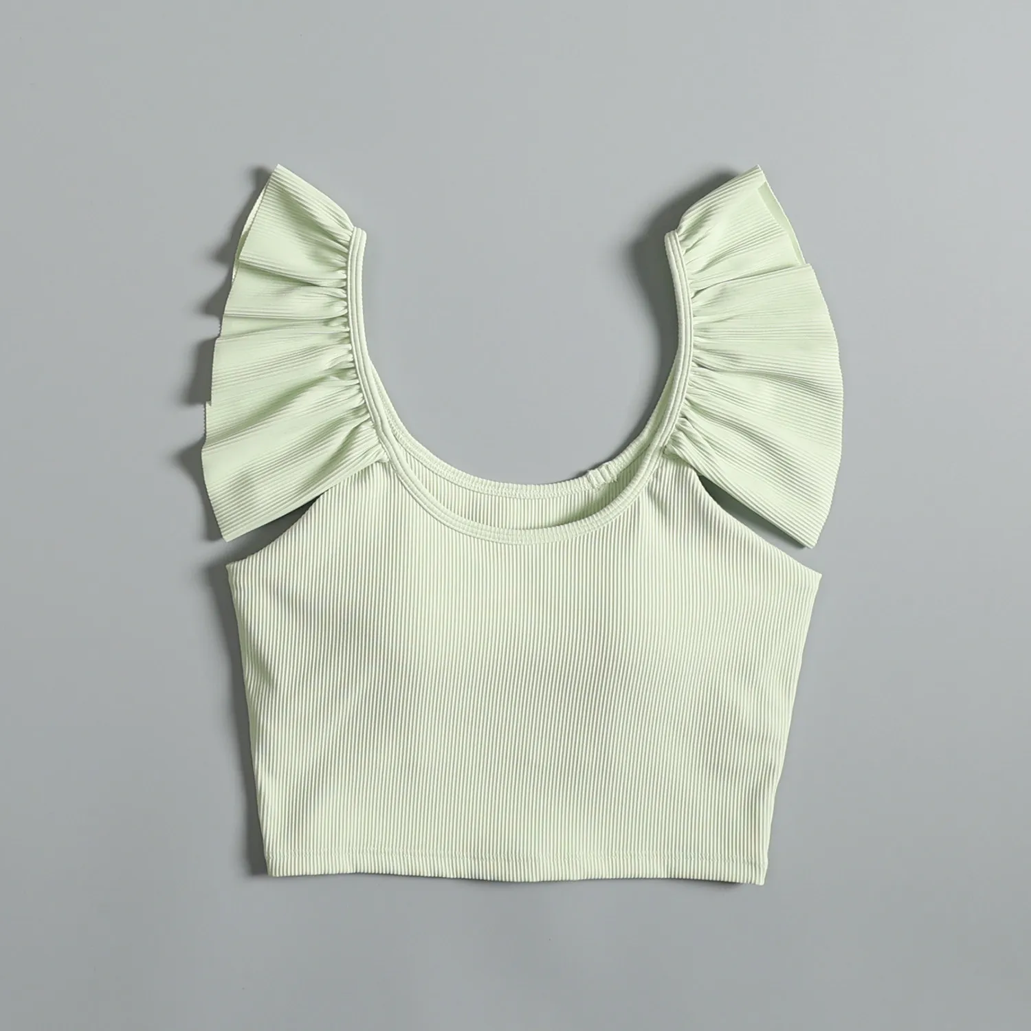 All-in-one sports vest women's summer cover side breasts yoga fitness training quick-drying beautiful back bra running