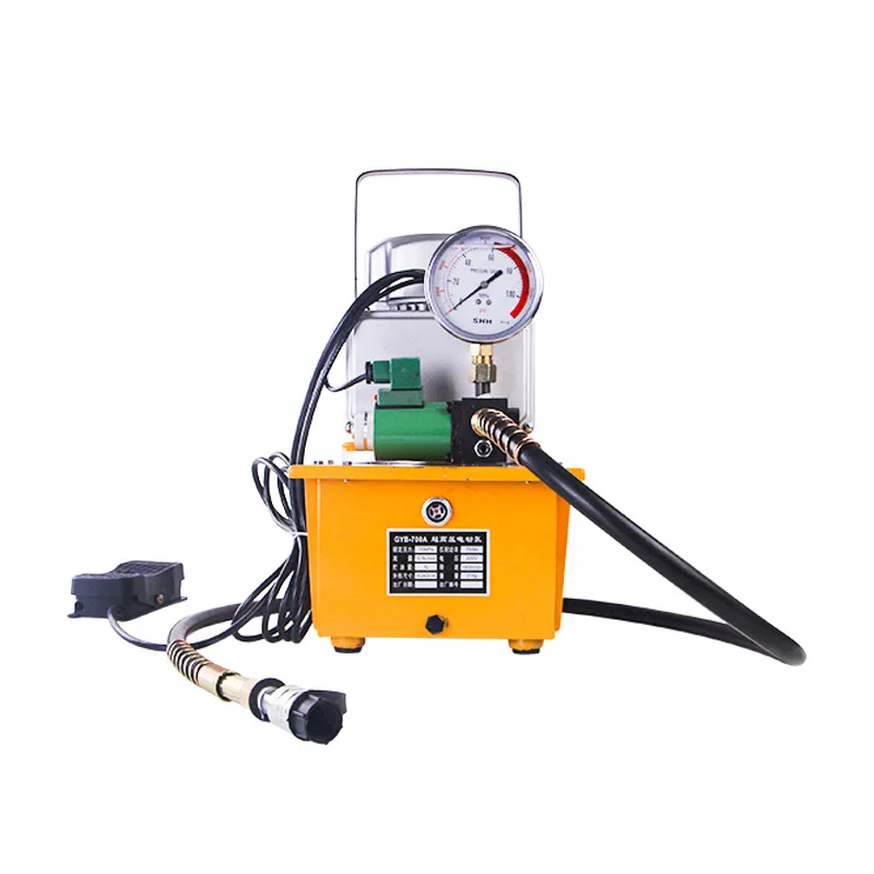 Hydraulic Pump Manual Oil Hydraulic Pump Pedal Type Ultra High Pressure Motor Solenoid Valve Hydraulic Station