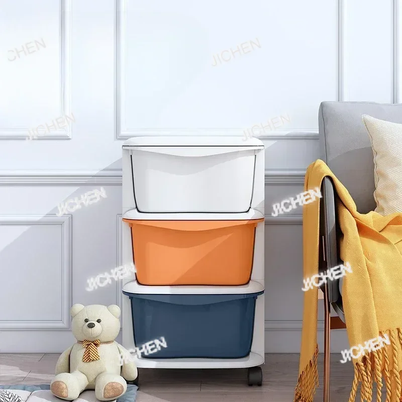 

JC Storage Cabinet Household Multi-layer Plastics Organization Drawer Sorting Boxs Kitchen Layered Narrow Seam Shelves