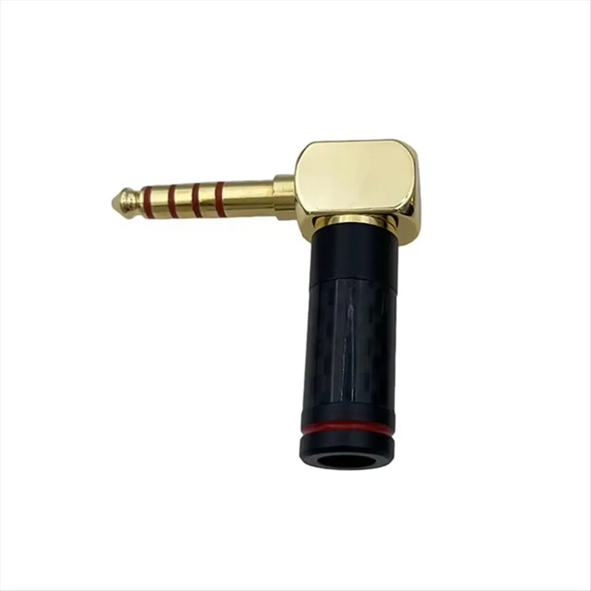 【~ New A88T】HIFI 4.4mm Right Angle Plug 5 Pole Balanced Male Audio Jack Adapter for DIY Earphone & Headphone Repair