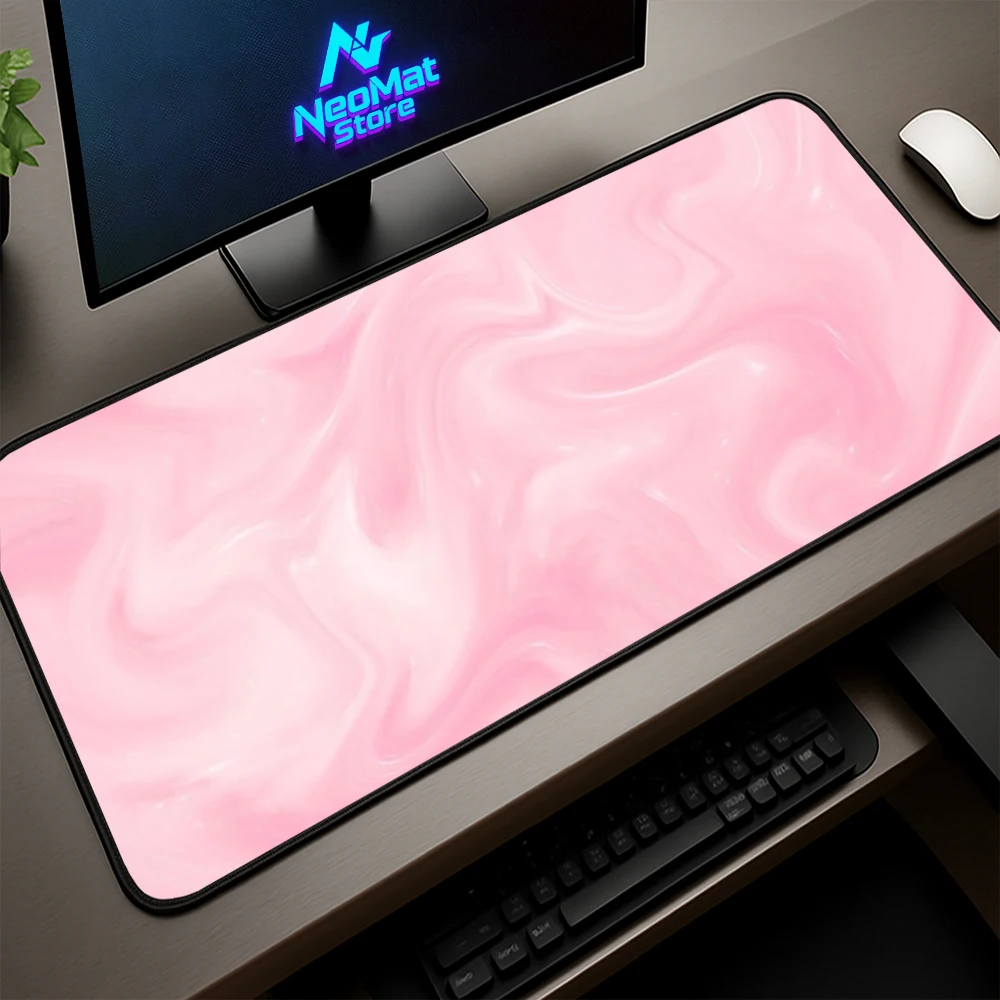 

Xxl Pink Mouse Pad Gaming Liquid Mats Office Desk Accessories Aesthetic Large Mouse Pads Computer Keyboard Mousepad Gamer 100x50