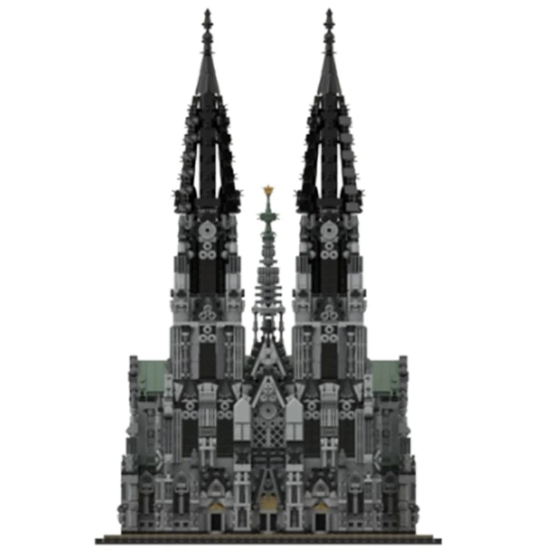 Spot MOC- 191784   assemblaggio di piccole particelle blocchi di costruzione cattedrale modello ad alta difficoltà ornamenti regalo giocattolo