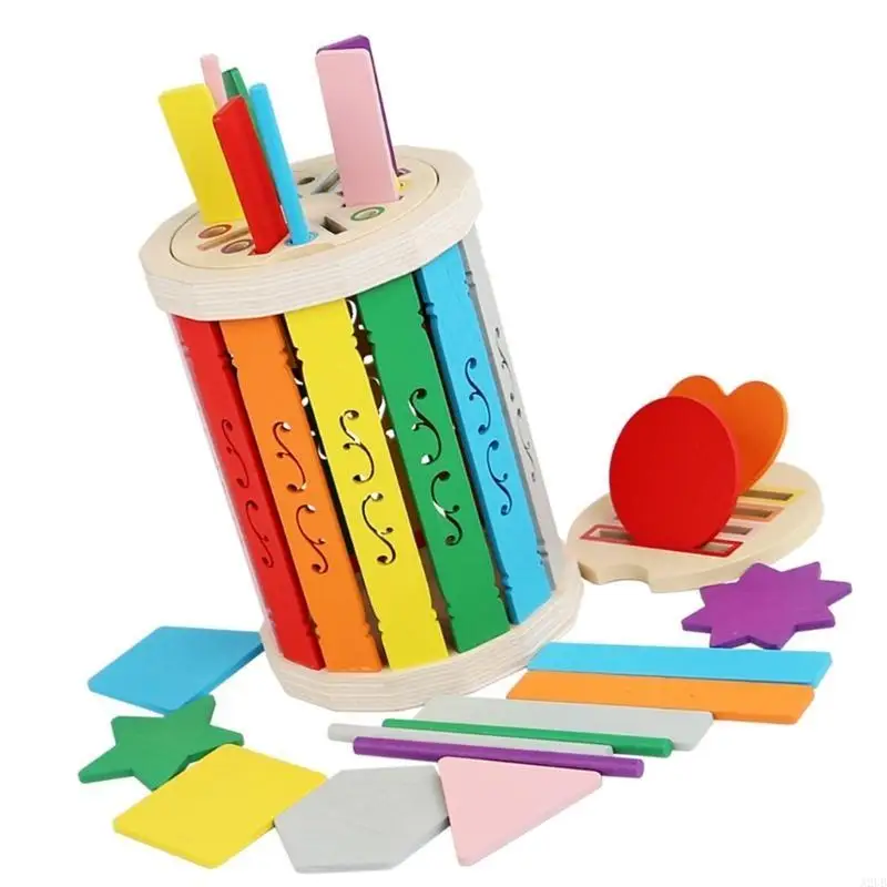 مربع الألغاز التعليمي أطفال يدويون تنسيق لون تنسيق فرز TOY A2UB